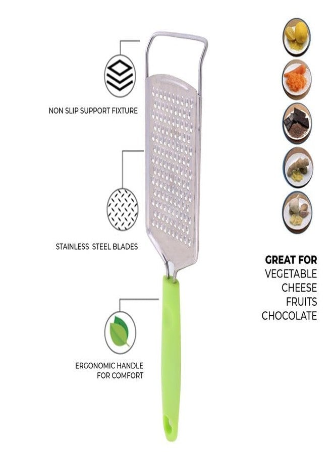 Red Champion 3-in-1 Heavy-Duty Stainless Steel Kitchen Utility Set – Pot Stand (Trivet) + Deep Fry Oil Strainer Spoon + Vegetable Grater - Image 4
