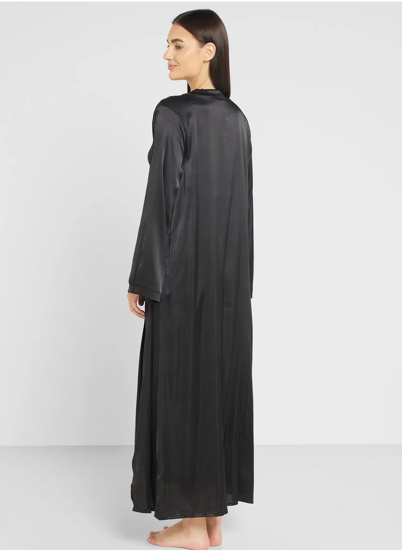 Khizana Night Slip Dress With Robe