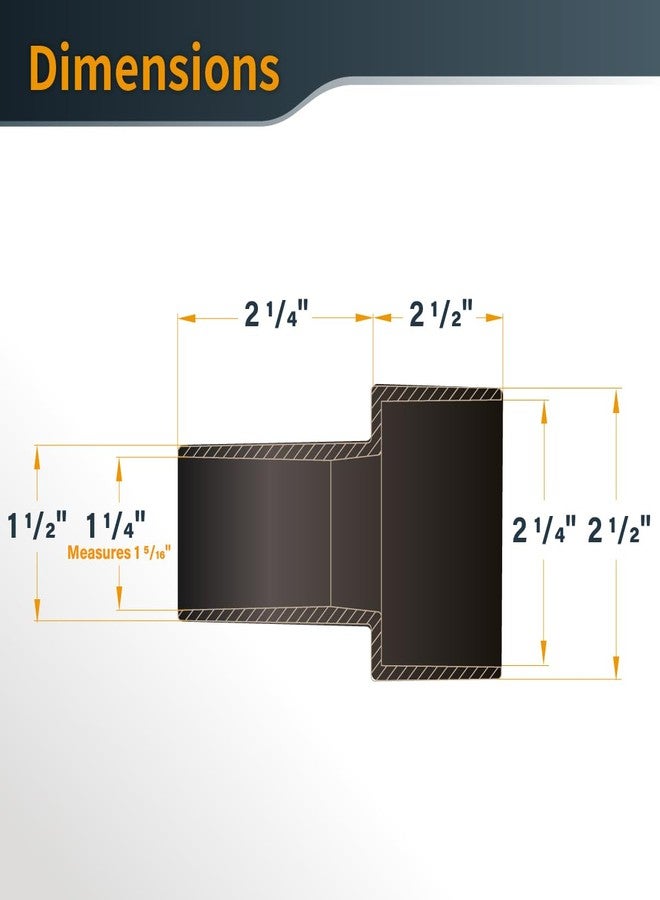 باورتيك مخفض باورتك 70138 بقطر خارجي 2-1/2 بوصة إلى قطر خارجي 1-1/2 بوصة - Image 4