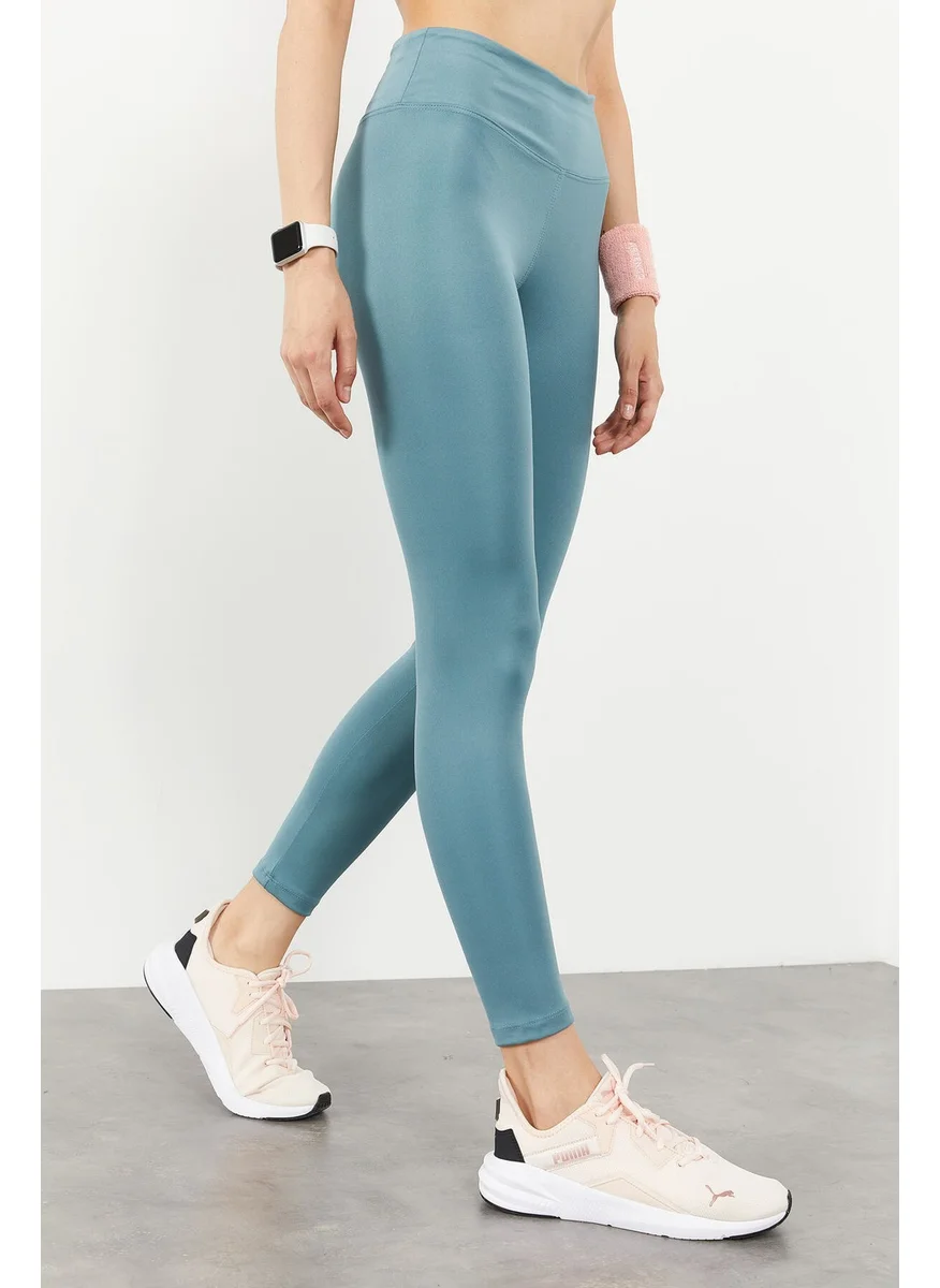 Tommy Life Mint Green Women's High Waist Stretch Slim Fit Skinny Leg LEGGINGS-94545_1