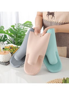 Generic Heat Resistant Silicone Non Slip Oven Mitt 1 Piece Random Color  - Image 5