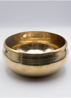 Alpine Crystals UAE Authentic Himalayan Golden Singing Bowl Single Set Handcrafted in Nepal Includes Traditional Wooden Striker and Silk Cushion  - Image 5