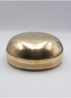 Alpine Crystals UAE Authentic Himalayan Golden Singing Bowl Single Set Handcrafted in Nepal Includes Traditional Wooden Striker and Silk Cushion  - Image 4