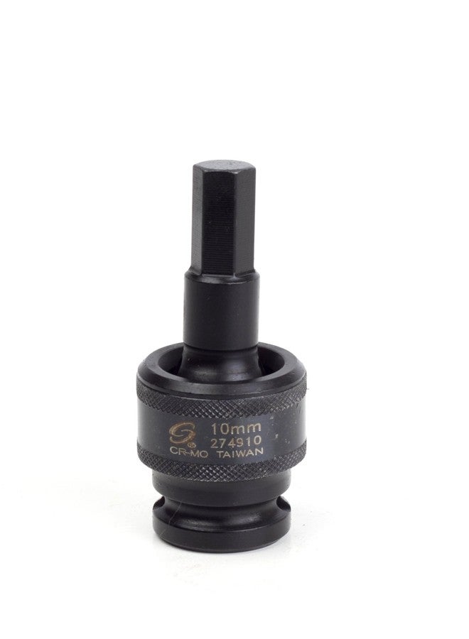 Sunex Tools Sunex 274910 1/2-Inch Drive 10-mm Universal Hex Bit Driver Impact Socket - Image 1