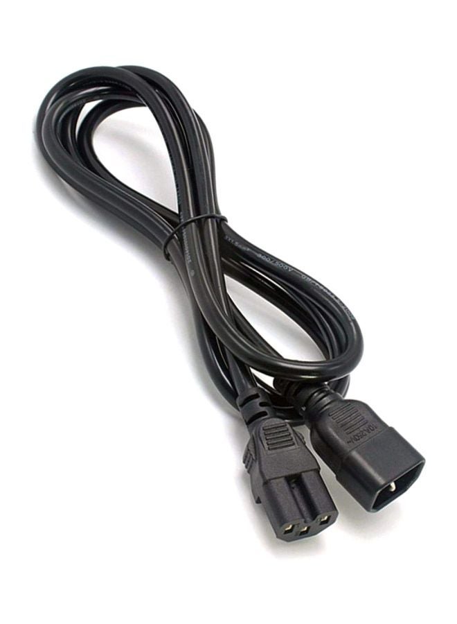 NIBEMINENT C14 To C15 Power Extension Cable Black - Image 1