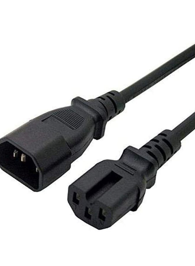 NIBEMINENT C14 To C15 Power Extension Cable Black - Image 3