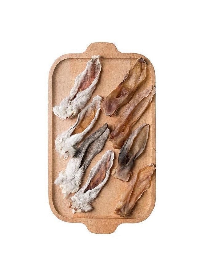 آذان أرنب مجففة بالهواء - آذان أرنب مجففة للكلاب والقطط، آذان أرنب مع الفراء - وجبة خفيفة صحية عالية القيمة لتدريب الكلاب 70 جرامًا لكل كيس (10-15 أذنًا) - Image 2