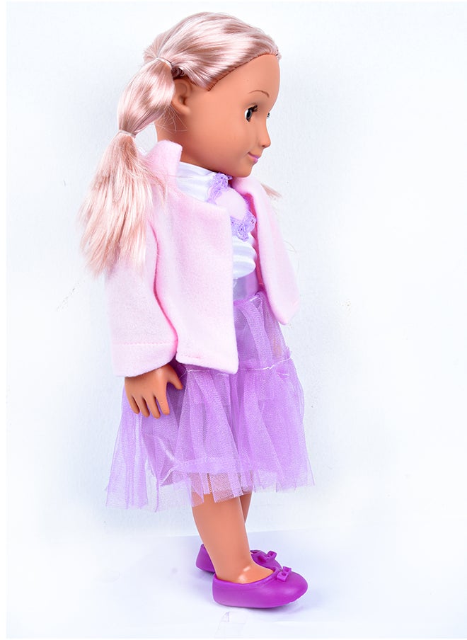 AWESOME GIRLS - Awesome Girls Bonnie Doll 18 Inch | Fashion Doll with Rooted Hair & Inset Eyes | Hypoallergenic, Non-Toxic, BPA-Free | Encourages Creative Play & Style - Image 1