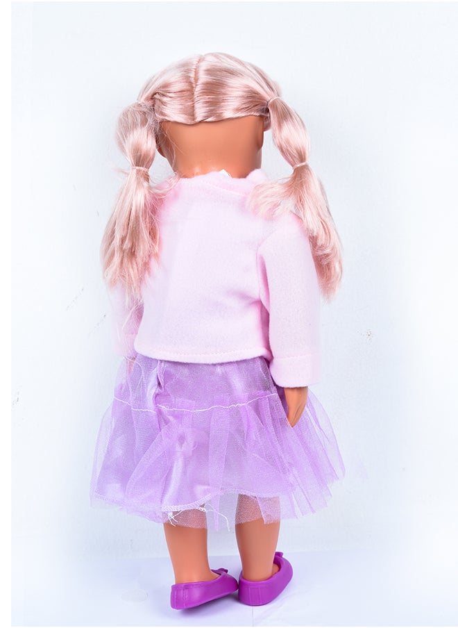 AWESOME GIRLS - Awesome Girls Bonnie Doll 18 Inch | Fashion Doll with Rooted Hair & Inset Eyes | Hypoallergenic, Non-Toxic, BPA-Free | Encourages Creative Play & Style - Image 1
