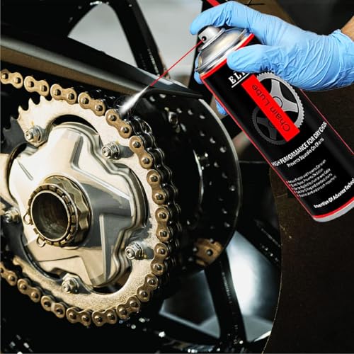UE Chain Lube Spray - 150 ML Rust Remover | motorcycle cleaning kit | Hinge Lubricant Spray and Cleaning Agent | chain lubricant for bike and anti rust spray | water resistant chain Cleaner lube - Image 3