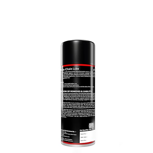 UE Chain Lube Spray - 150 ML Rust Remover | motorcycle cleaning kit | Hinge Lubricant Spray and Cleaning Agent | chain lubricant for bike and anti rust spray | water resistant chain Cleaner lube - Image 2
