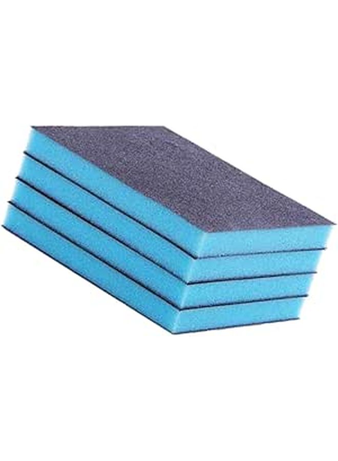 4Pcs Cleaning Sponges Emery Wipe Scrub Brush Dish Kitchen Tool Duster Lint - Image 1