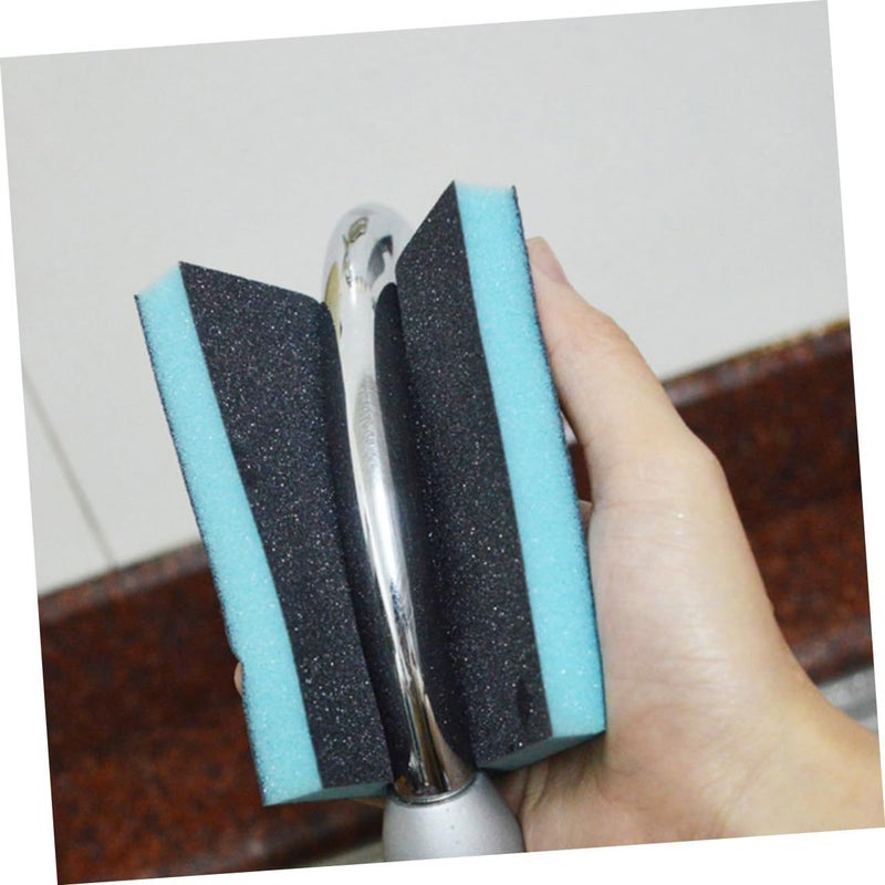 4Pcs Cleaning Sponges Emery Wipe Scrub Brush Dish Kitchen Tool Duster Lint - Image 4