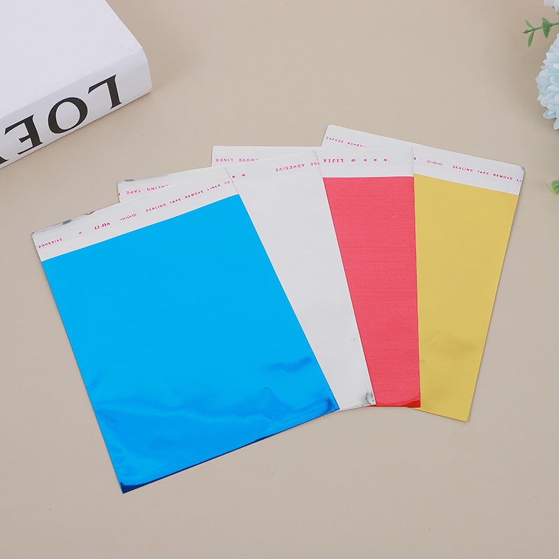 Candy Chocolate Aluminum Foil Bag Color Aluminized Self-Adhesive Bag Aluminum Foil Packaging Bag Supply - Image 3