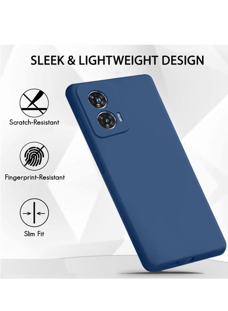 JAJEEK Motorola Moto G35 Case Cover Premium Liquid Silicone Case with Soft Inner Microfiber Lining Cushion – Shockproof Protective Cover for Motorola Moto G35 – Durable & Stylish Protection - Image 5