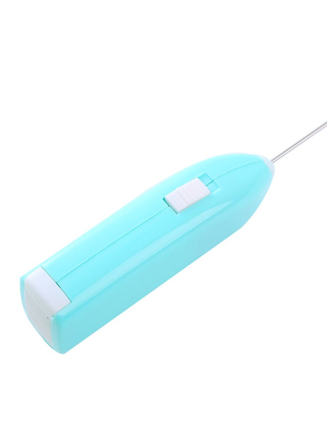 أدوات الخبز المباشرة الكهربائية القهوة خافق البيض بدعة كريم البيض خلاط الحليب Frother DIY-اللون: أزرق  - Image 5
