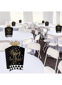 Big Dot of Happiness New Year’S Eve Gold Table Decorations New Years Eve Party Fold And Flare Centerpieces 10 Count  - Image 5