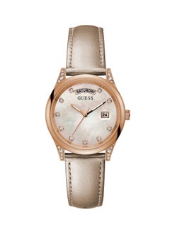 GUESS Women Analog Round Shape Leather Wrist Watch GW0117L1 36 mm  - Image 1