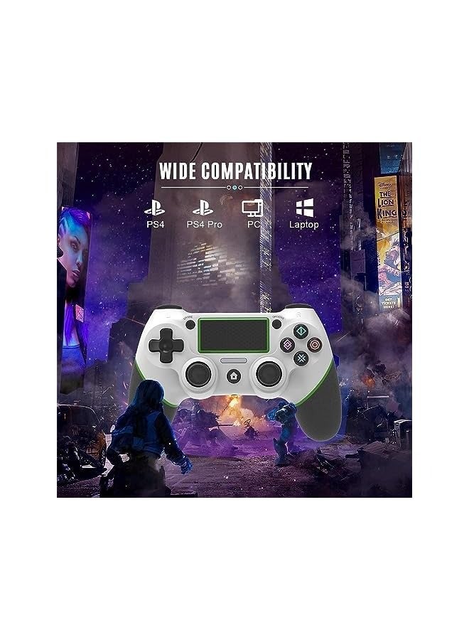 بروماس وحدة تحكم لاسلكية قابلة لإعادة الشحن، لوحة ألعاب بلوتوث Joypad، عصا تحكم محمولة للألعاب، استبدال مزدوج الاهتزاز، مستشعر بستة محاور، وحدة تحكم عن بعد بلوحة اللمس - Image 3