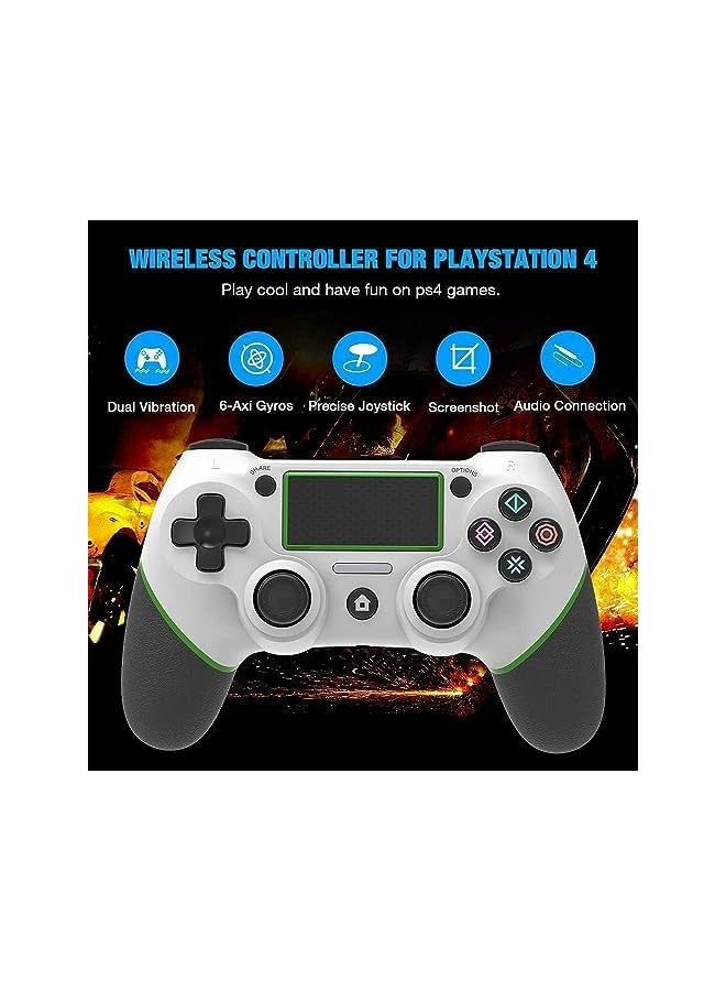 بروماس وحدة تحكم لاسلكية قابلة لإعادة الشحن، لوحة ألعاب بلوتوث Joypad، عصا تحكم محمولة للألعاب، استبدال مزدوج الاهتزاز، مستشعر بستة محاور، وحدة تحكم عن بعد بلوحة اللمس - Image 5