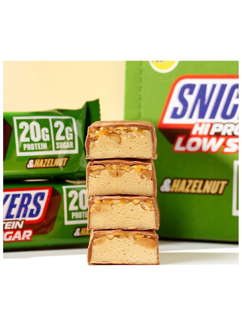 Snickers - Snickers High Protein Low Sugar Bar Hazelnut Milk Chocolate 57g Pack of 12 - Image 1