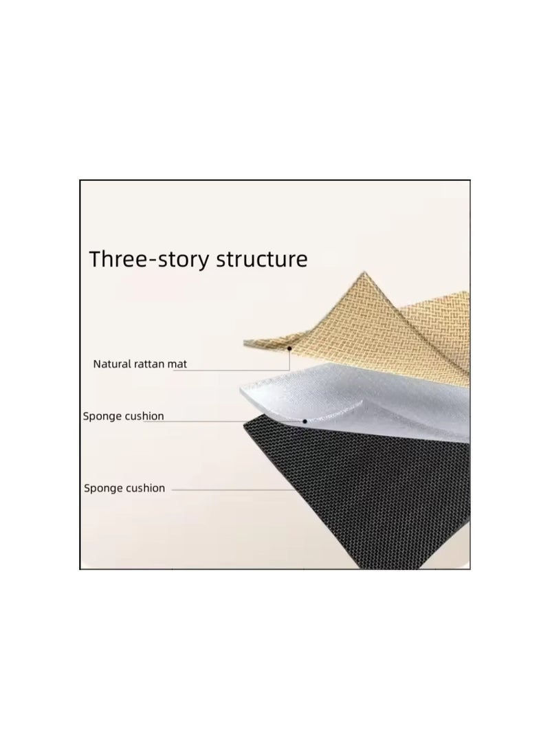 sleeping nest pet ice mat straw mat summer cooling dog cat bed nest mat Pet supplies- medium size(40 cm) - Image 5