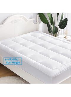 Generic Mattress Topper Cover 8 Cm Felt Extra Thick Extra Plush and Super Soft Available In All Sizes  - Image 1