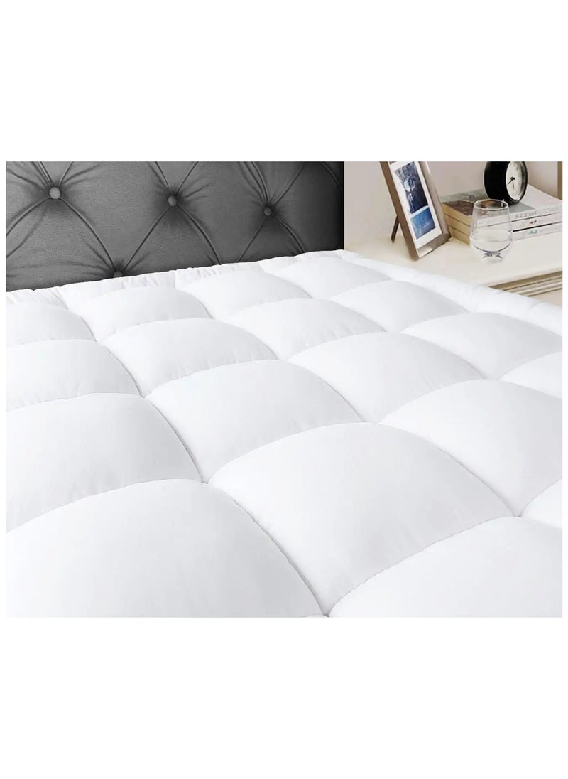 Generic - Mattress Topper Cover 8 Cm Felt Extra Thick Extra Plush and Super Soft Available In All Sizes - Image 1