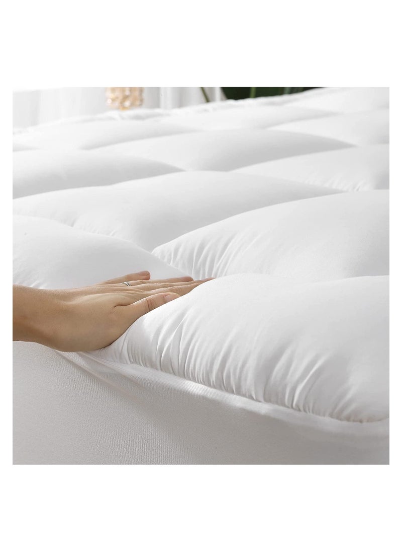 Generic - Mattress Topper Cover 8 Cm Felt Extra Thick Extra Plush and Super Soft Available In All Sizes - Image 1