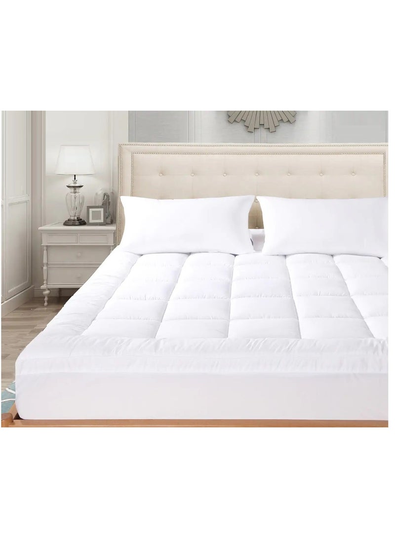 Generic - Mattress Topper Cover 8 Cm Felt Extra Thick Extra Plush and Super Soft Available In All Sizes - Image 1