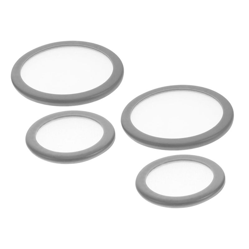 4pcs Stethoscope Diaphragm Replacement Parts Black Latex Free For Enhanced Sound Clarity Suspended Design Accurate Auscultation Results - Image 2