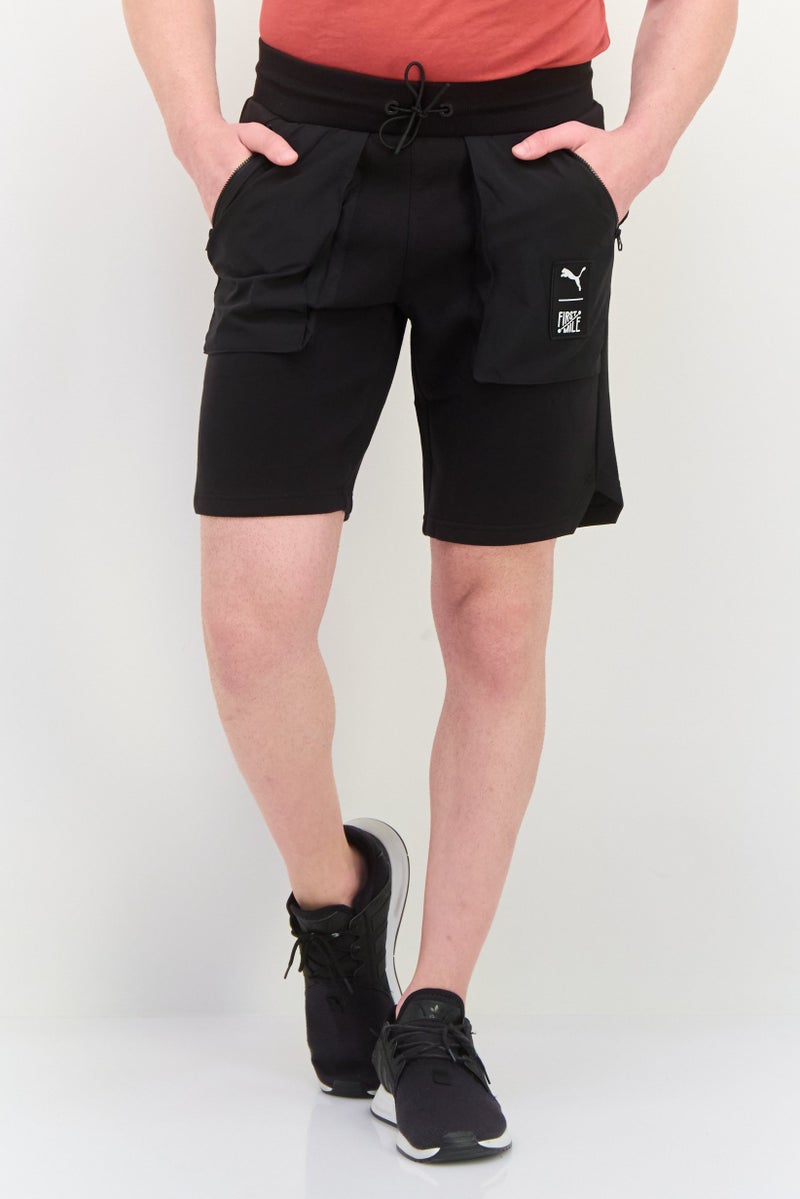 Puma x First Mile Men Sportswear Fit Training Cargo Shorts, Black - Image 1