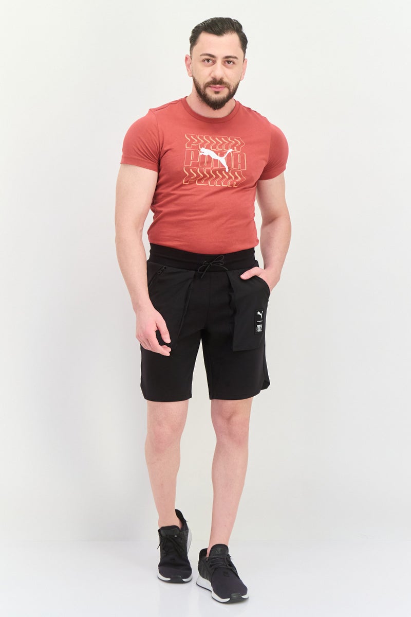 Puma x First Mile Men Sportswear Fit Training Cargo Shorts, Black - Image 4