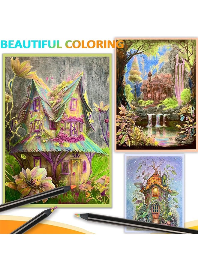 Sweet Life Art Supplies for Kids Teens Adults, 8 Pieces Rainbow Colored Pencils, Multicolored Cool Stuff Fun Art Pencil Teen Girl Gifts Trendy Stuff for Coloring, Drawing, Party Favor Bags  - Image 5