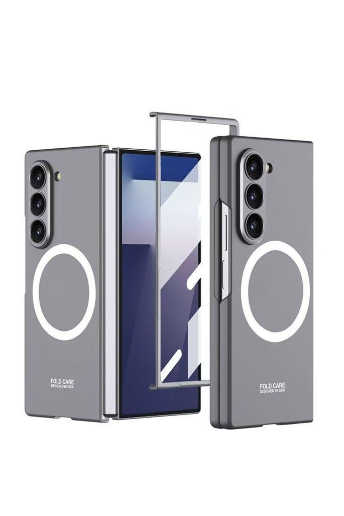 for Samsung Galaxy Z Fold 7 case, strong magnetic shock resistant and wear-resistant PC material hard case, foldable wireless charging film integrated protective cover - Image 1