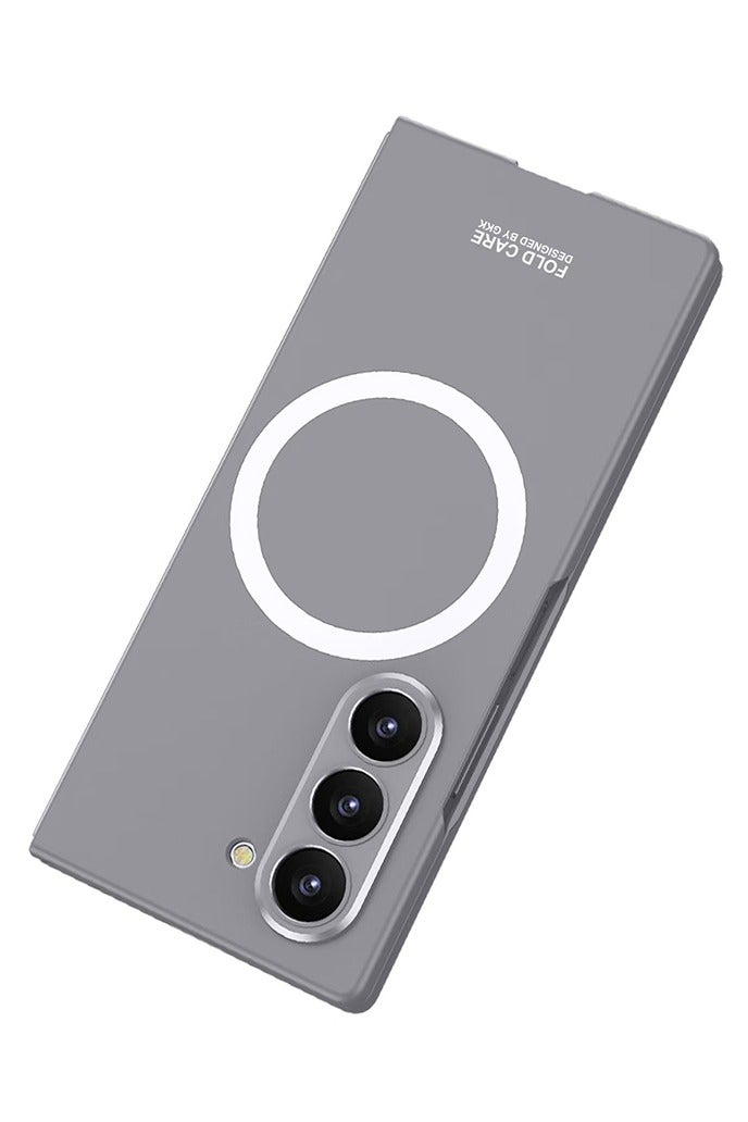 for Samsung Galaxy Z Fold 7 case, strong magnetic shock resistant and wear-resistant PC material hard case, foldable wireless charging film integrated protective cover - Image 2