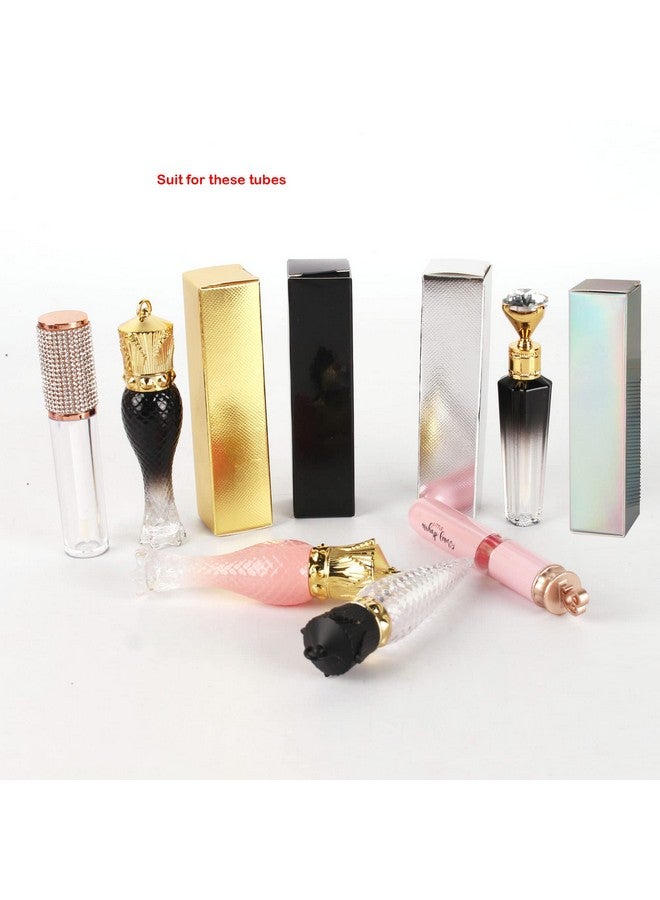 COSIDEA 50 قطعة صندوق ورق لامع 350 جرام، صندوق تعبئة ماسكارا وأيلاينر لشفافيات التجميل، (27 * 27 * 115 مم، هولوجرافيك) - Image 4