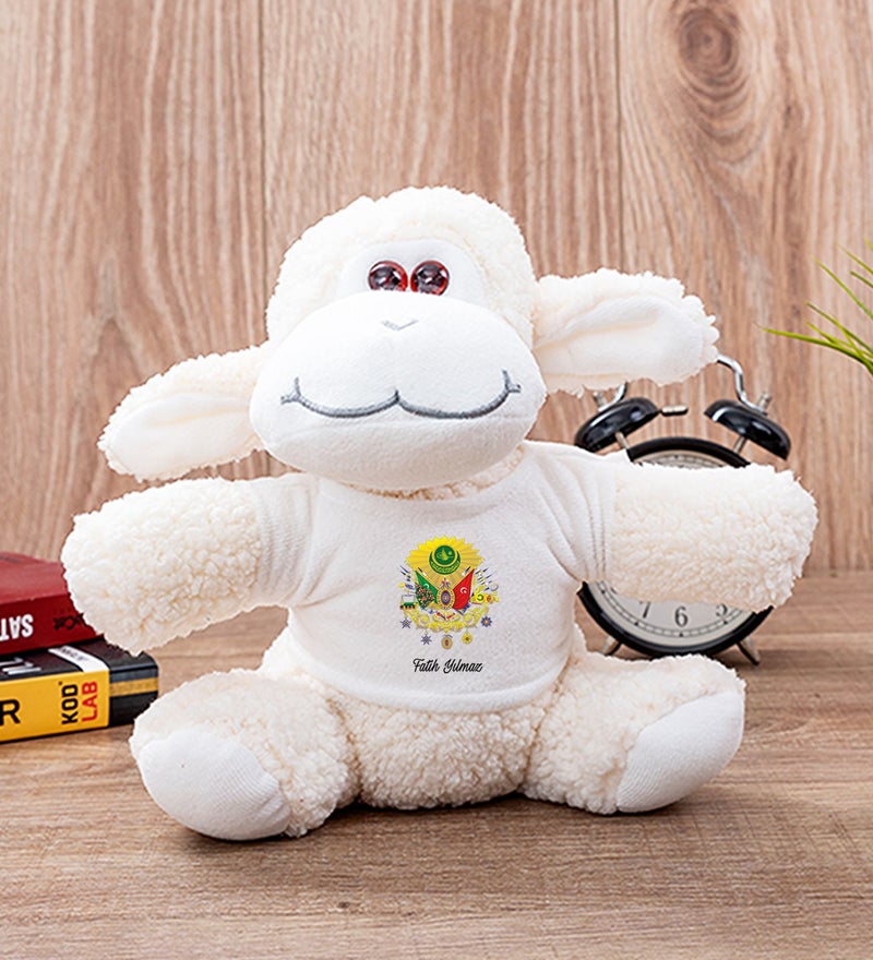Hediye Dükkanı Gift Shop Personalized Ottoman Coat of Arms Plush Sheep 