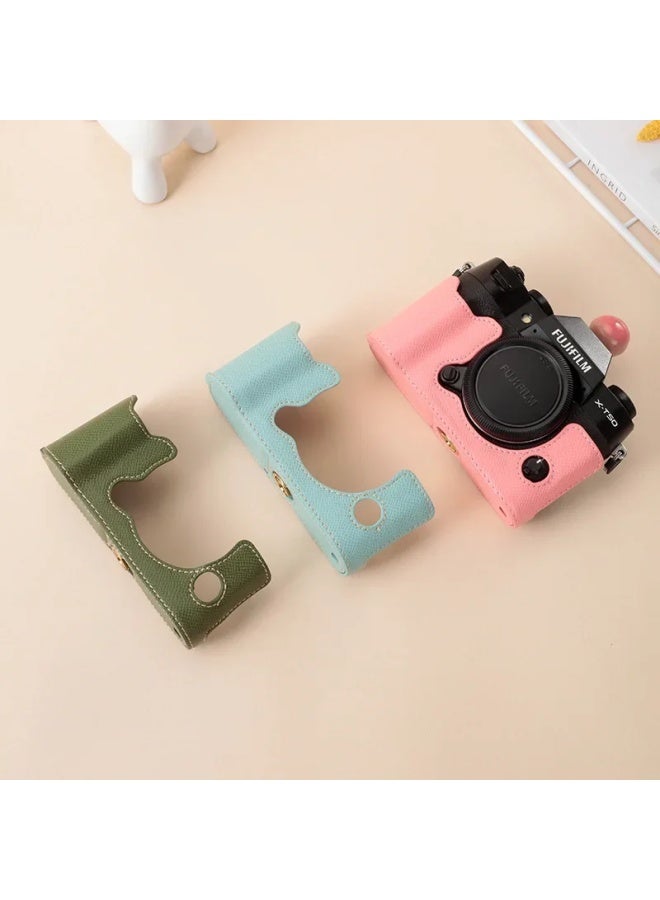 Fujifilm XT50 Camera Cover Skin Cover XT30 XT30 II Base Camera Cover Protective Case Document Bag Accessories-Color:Xt50   Elephant Gray + Shoulder Strap + Storage Bag - Image 4