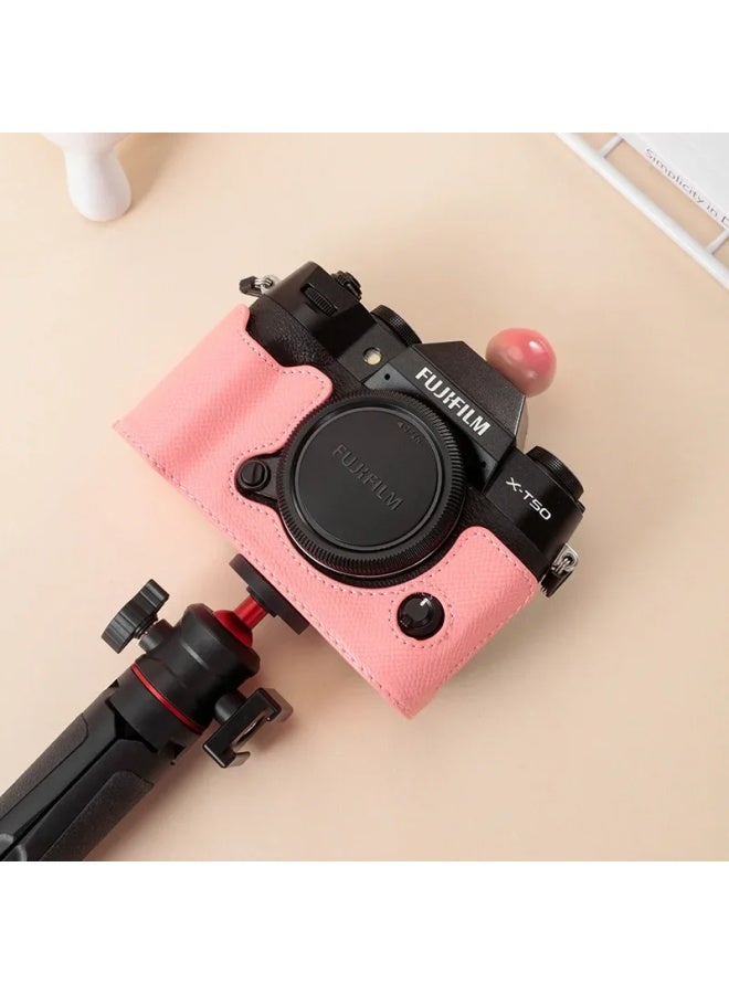 Fujifilm XT50 Camera Cover Skin Cover XT30 XT30 II Base Camera Cover Protective Case Document Bag Accessories-Color:Xt50   Elephant Gray + Shoulder Strap + Storage Bag - Image 5