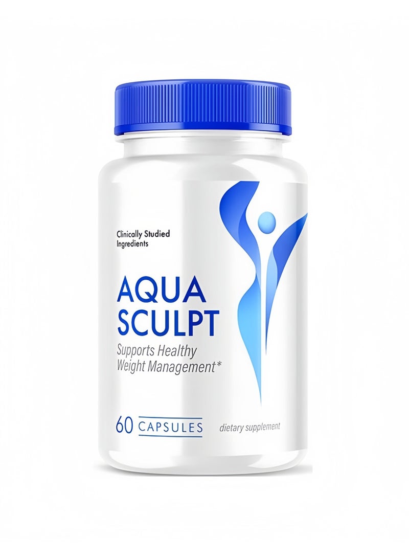 Aqua 60 Capsules, Maximum Strength dietary Supplement, Aqua Sculpt Supports Healthy Weight Managementï¼Traditional & Scientific Formula - Image 1