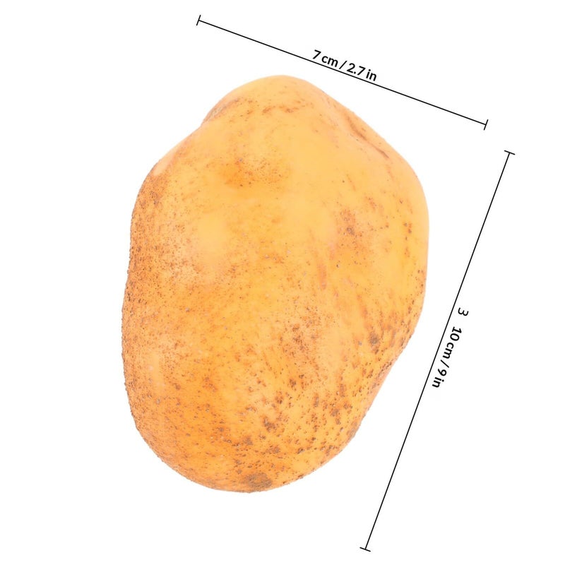4Pcs Lifelike Potato Decoration Props With Soil Texture For Display Photography - Image 3