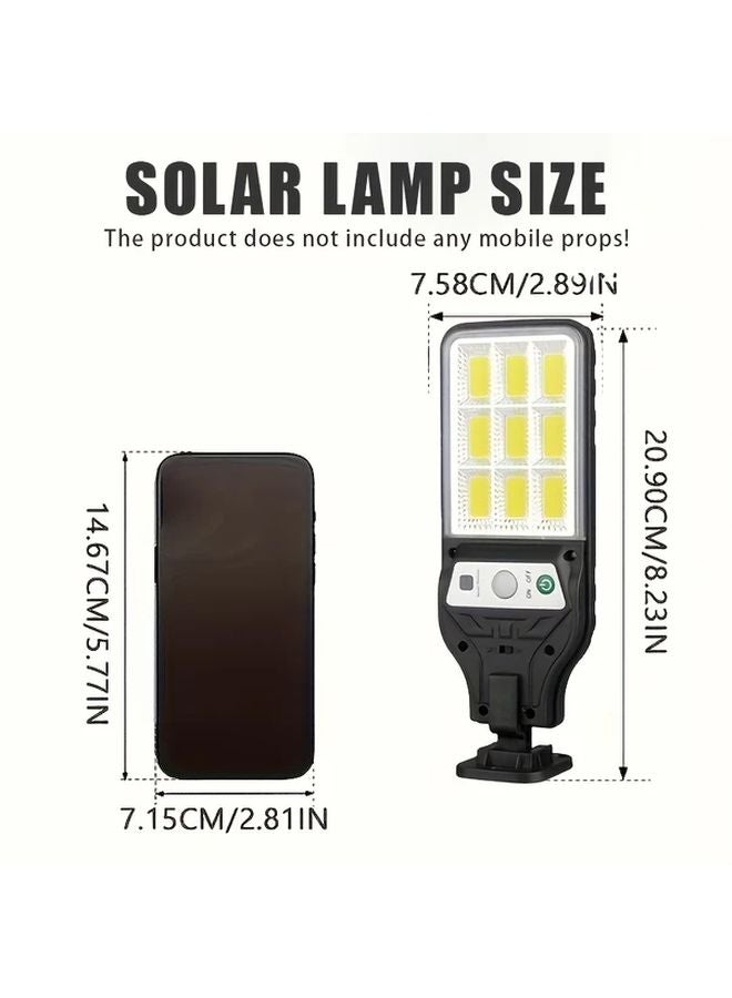 2Pcs Commercial Solar LED Motion Sensor Lamp Outdoor Wall Light For Garden - Image 4