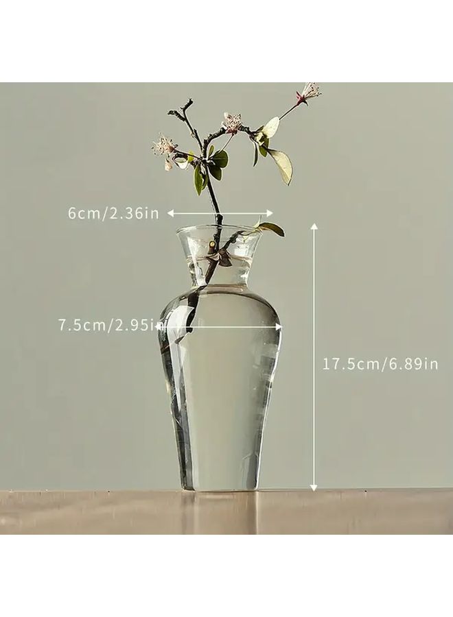 Modern Glass Bud Vases Set Transparent Cylinder Flower Vases Japanese Home Decor Willow - Image 4