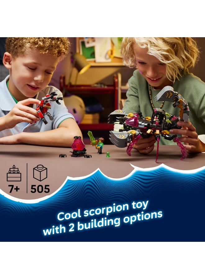 LEGO DREAMZzz 2in1 Nightmare Scorpion Digger Toy 71513 (Age 7+, 505 Pieces) - Image 3