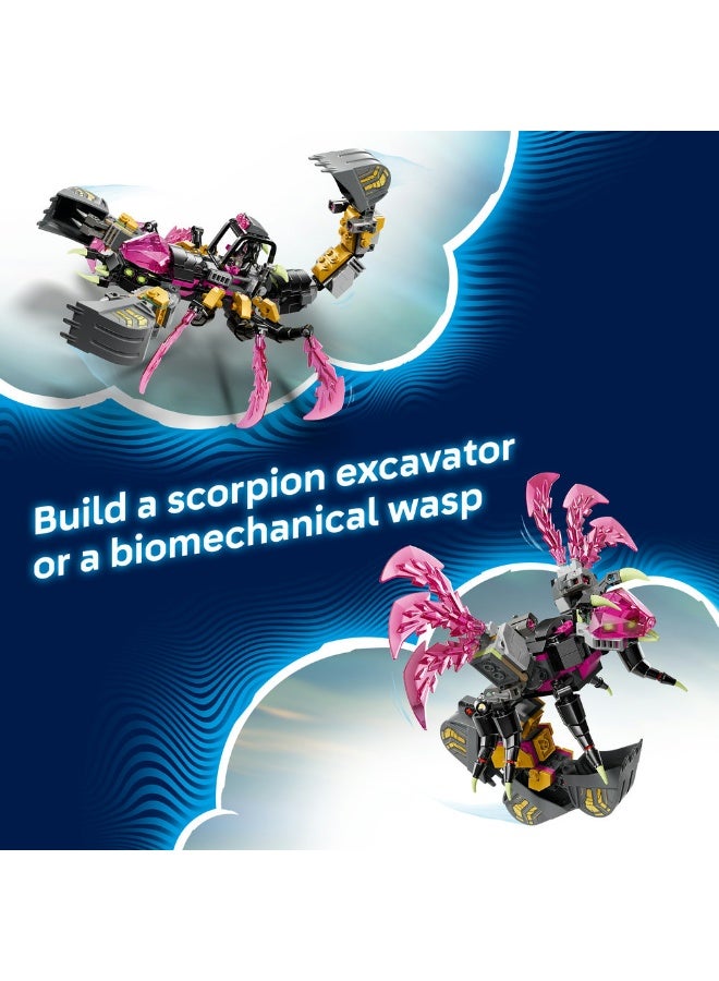 LEGO DREAMZzz 2in1 Nightmare Scorpion Digger Toy 71513 (Age 7+, 505 Pieces) - Image 4