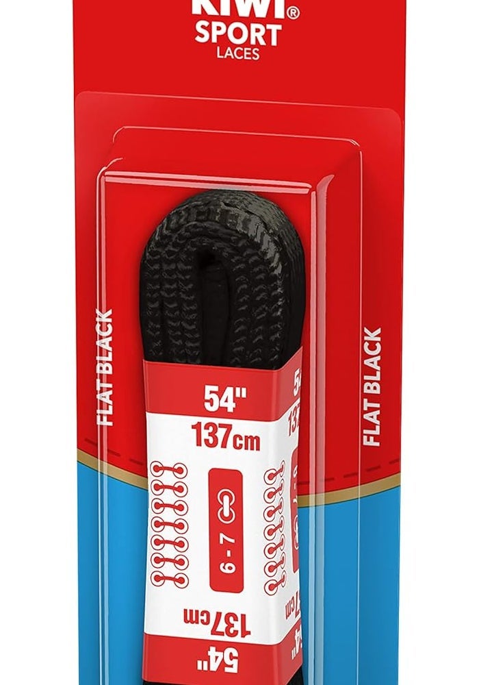 Kiwi Sport Laces - 54 Inch Athletic Black Shoelaces - Image 3