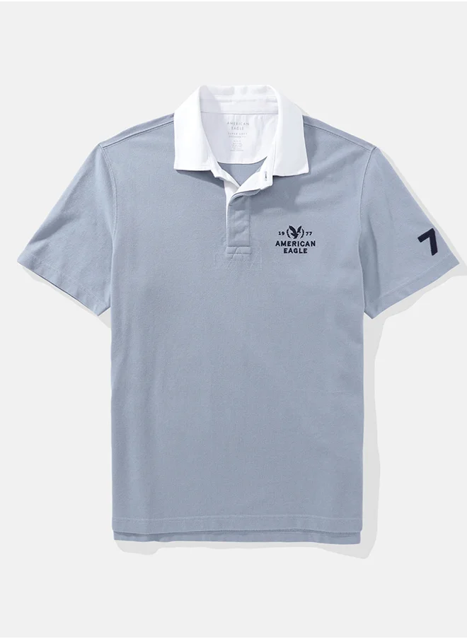 امريكان ايجل Rugby Logo Polo Shirt
