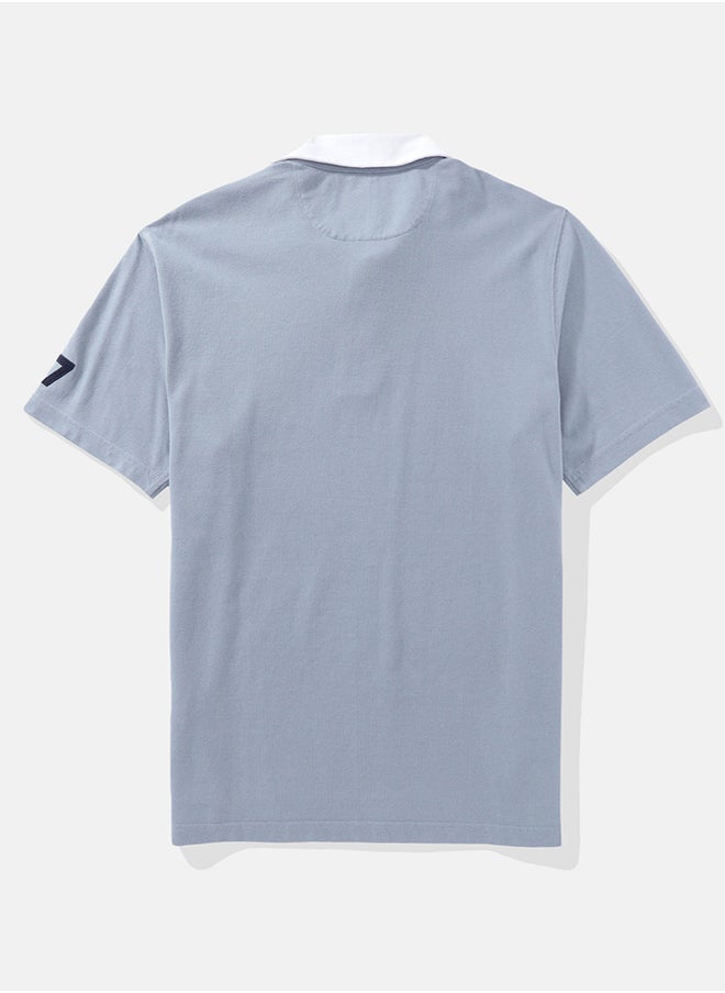 American Eagle Rugby Logo Polo Shirt  - Image 3