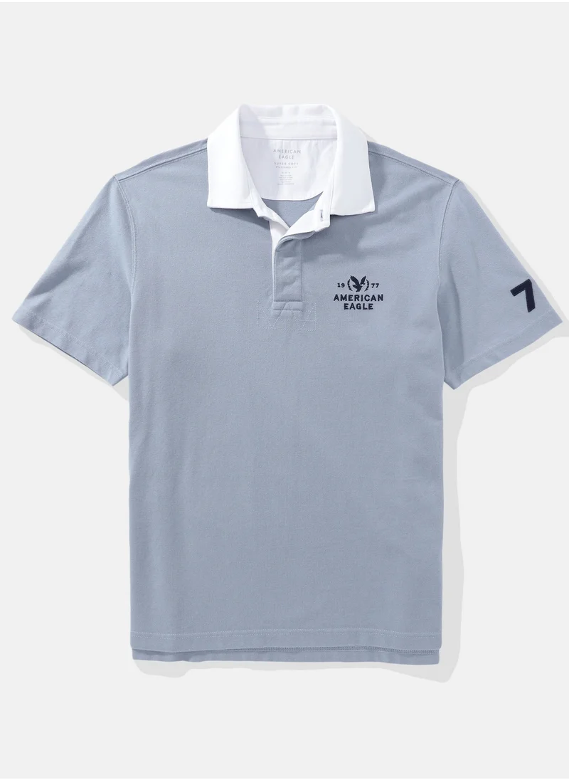 امريكان ايجل Rugby Logo Polo Shirt